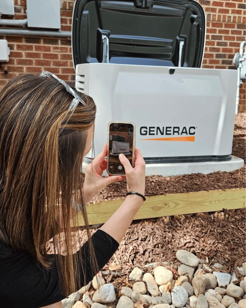 Detalles de cabina insonorizada de Grupo Electrógeno Generac